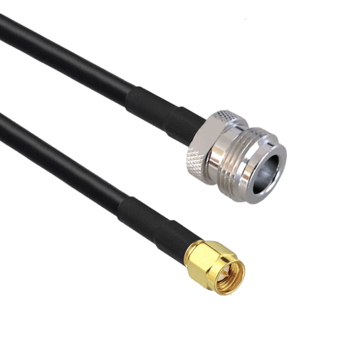 N Female to SMA Male RG 58 coaxial cable assembly e1635735080605
