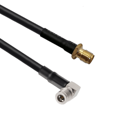 QMA Male to SMA Female RG 58 coaxial cable assembly