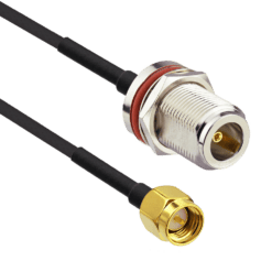 N Female Sma Male L 100 Coaxial Cable Assembly