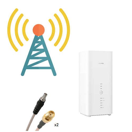 Huawei B818 Cube Modem with Patch Lead and External Antenna