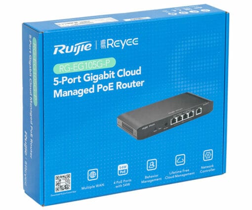 Ruijie Reyee RG EG105G P 5 Port Gigabit Cloud Managed Router 1