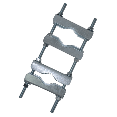 Galvanised Pipe to Pipe Parallel Clamp Bracket