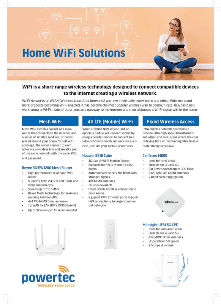 2022 Home WiFi Networks A4
