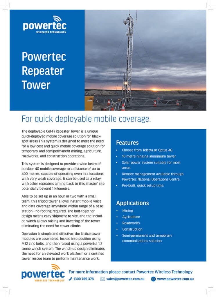 2022 Powertec Repeater Tower A4