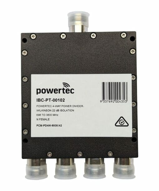 Powertec RF Power Divider 4-Way