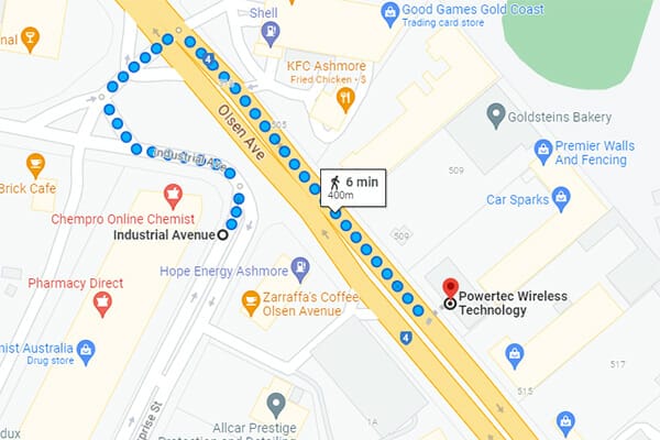 Location of Powertec - Google Maps